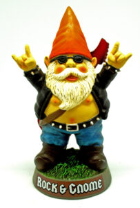 Big Rock And Gnome Figurine