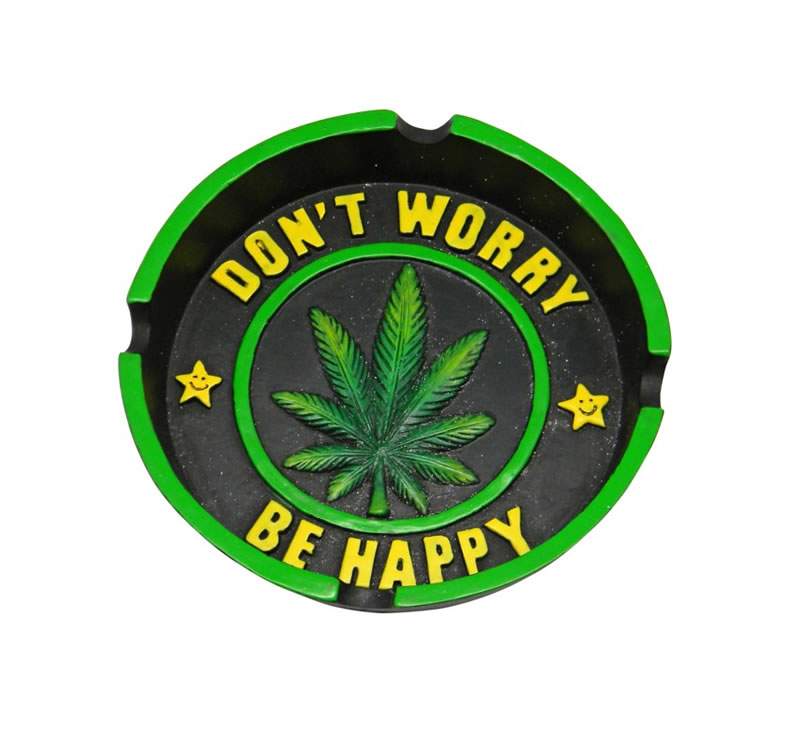 Don'T Worry Leaf Ashtray