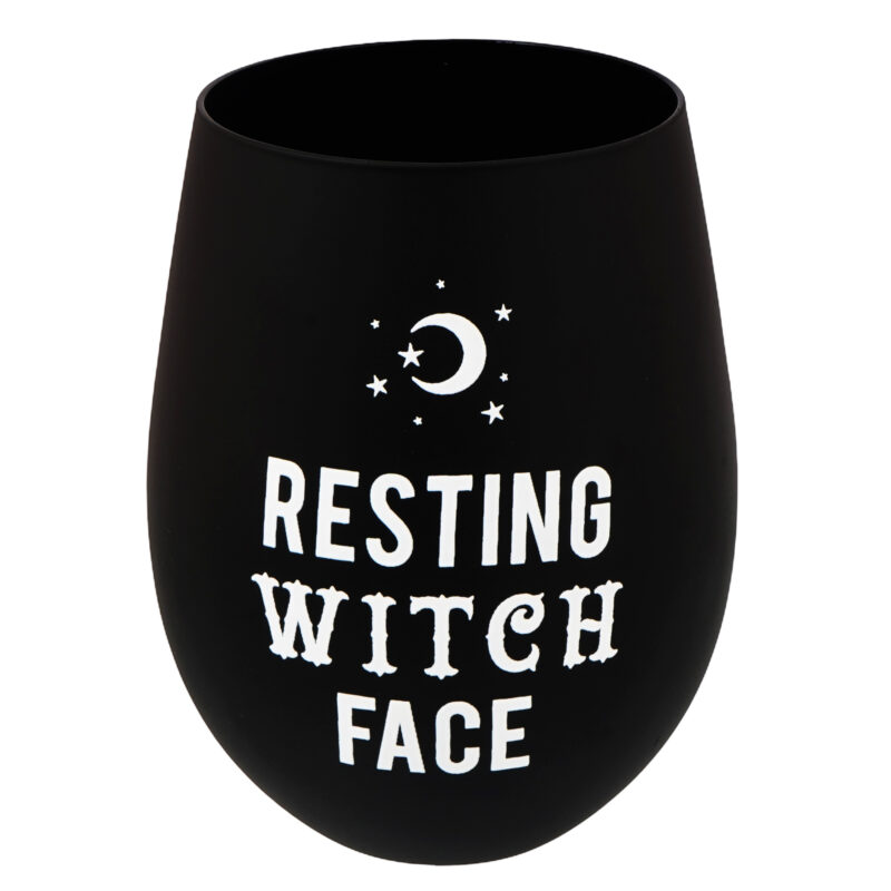 Resting Witch Face Glass