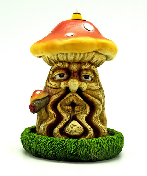 Mushroom Man Back Flow Incense Burner