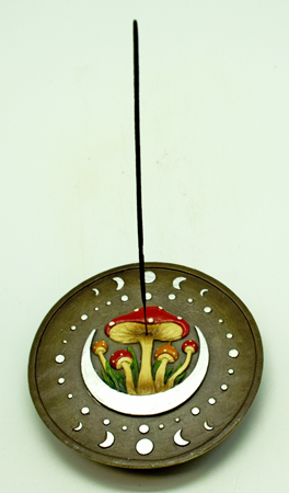 Round Mushroom Incense Burner
