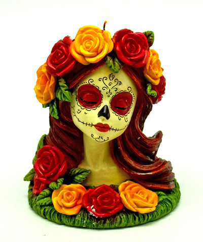 Day Of The Dead Candleholder