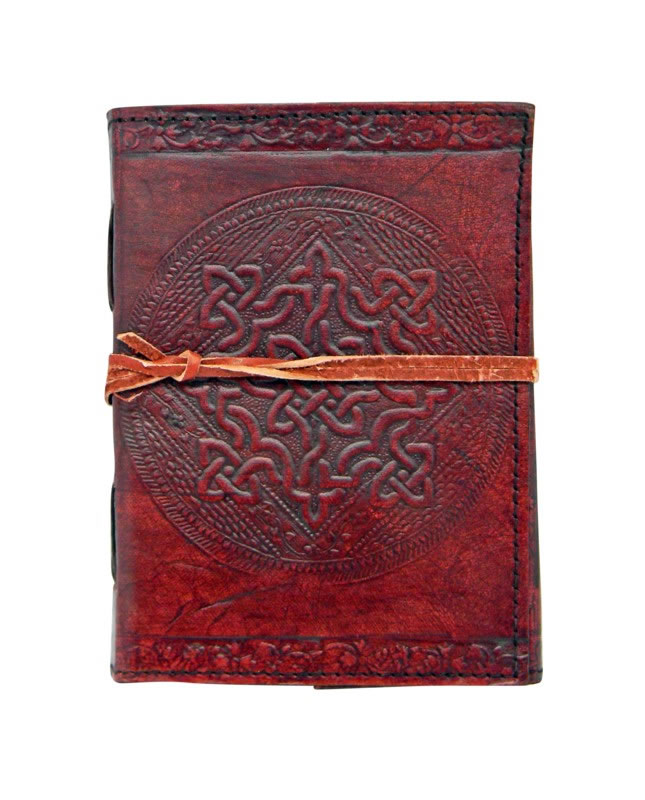 Embossed Leather Celtic Knot Journal