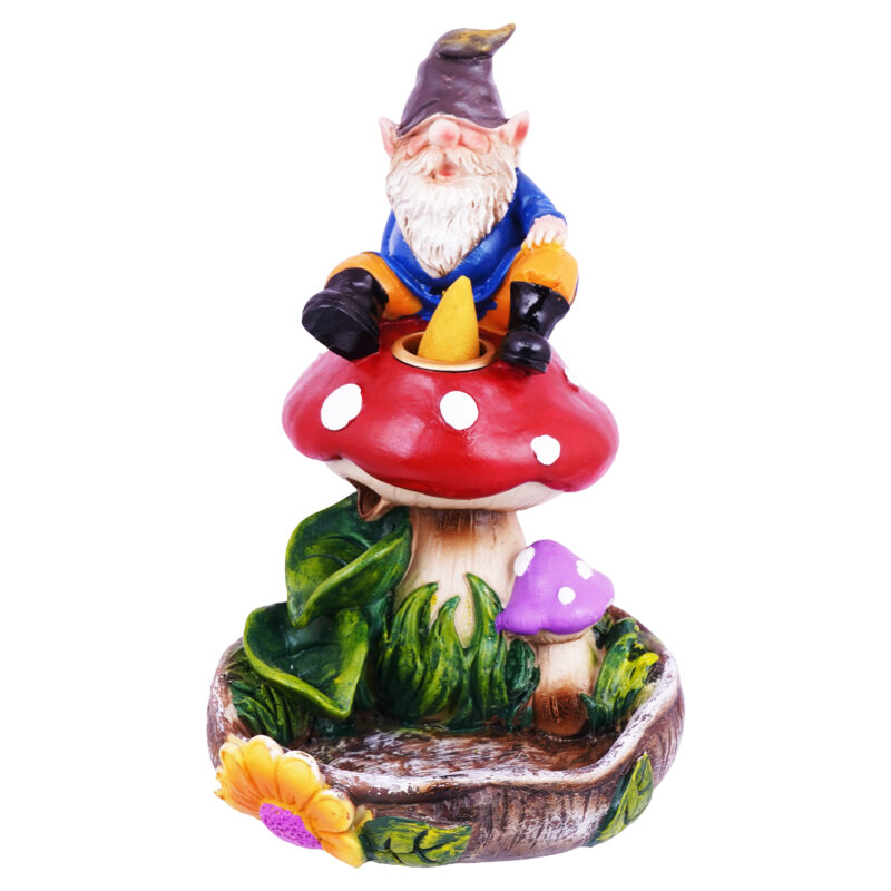 Gnome Back Flow Incense Burner