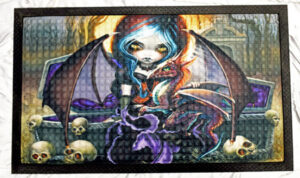 Vampire Girl Door Mat