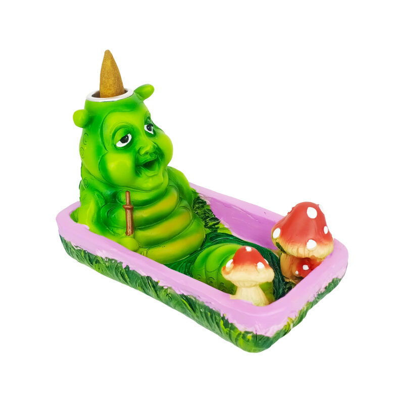 Caterpillar Back Flow Incense Burner