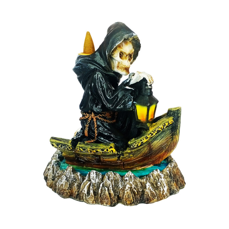 Reaper With Lamp Back Flow Incense Burner