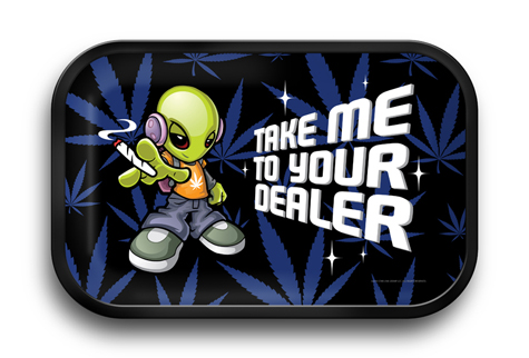 Take Me To Your Dealer Rolling Tray
