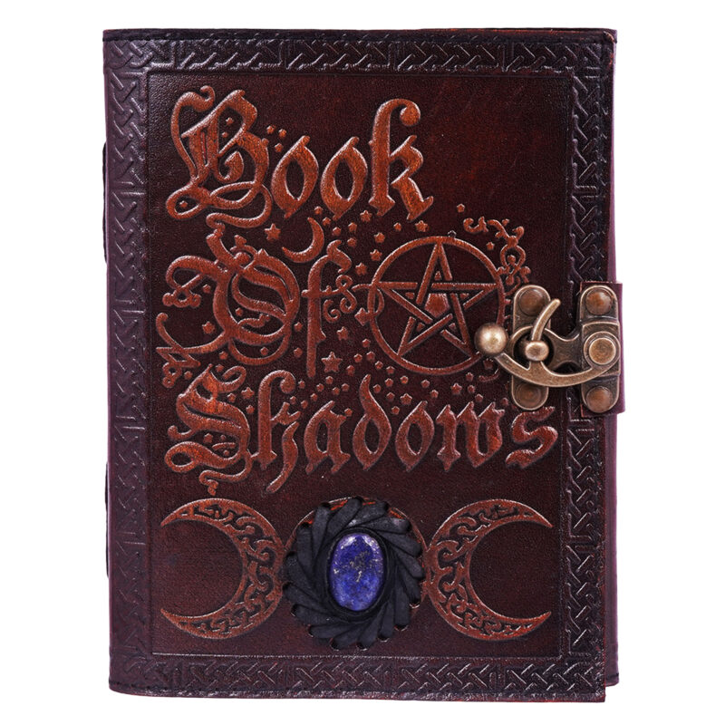 2 Tone Book Of Shaddows Leather Embossed Journal