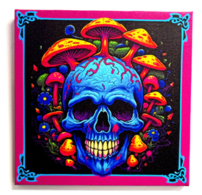 Skull Mushroom Canvas