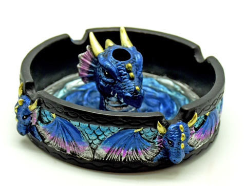 Dragon Ashtray With Snuffer