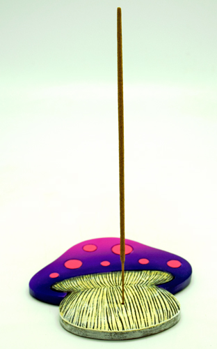 Mushroom Flat Incense Burner