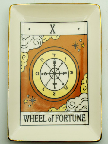 The Wheel Of Fortune Tarot Dish