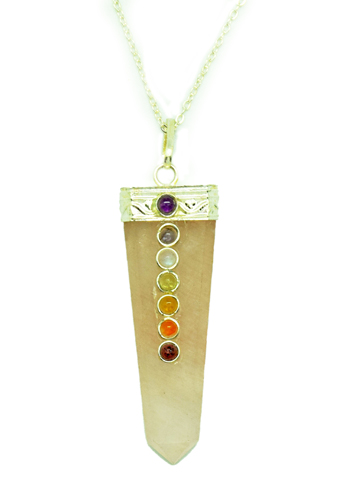 Rose Quartz Chakra Necklace