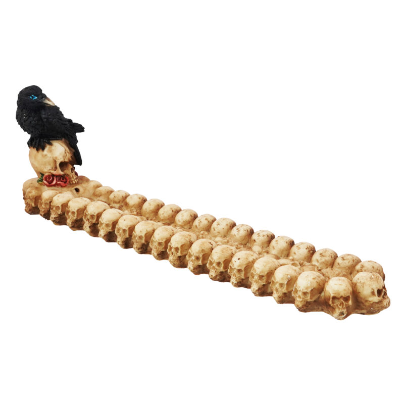 Skull/Raven Incense Burner